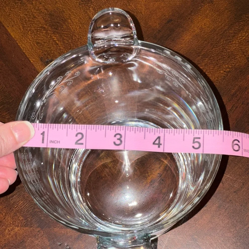 NIB STERLING CUT GLASS Ice Bucket